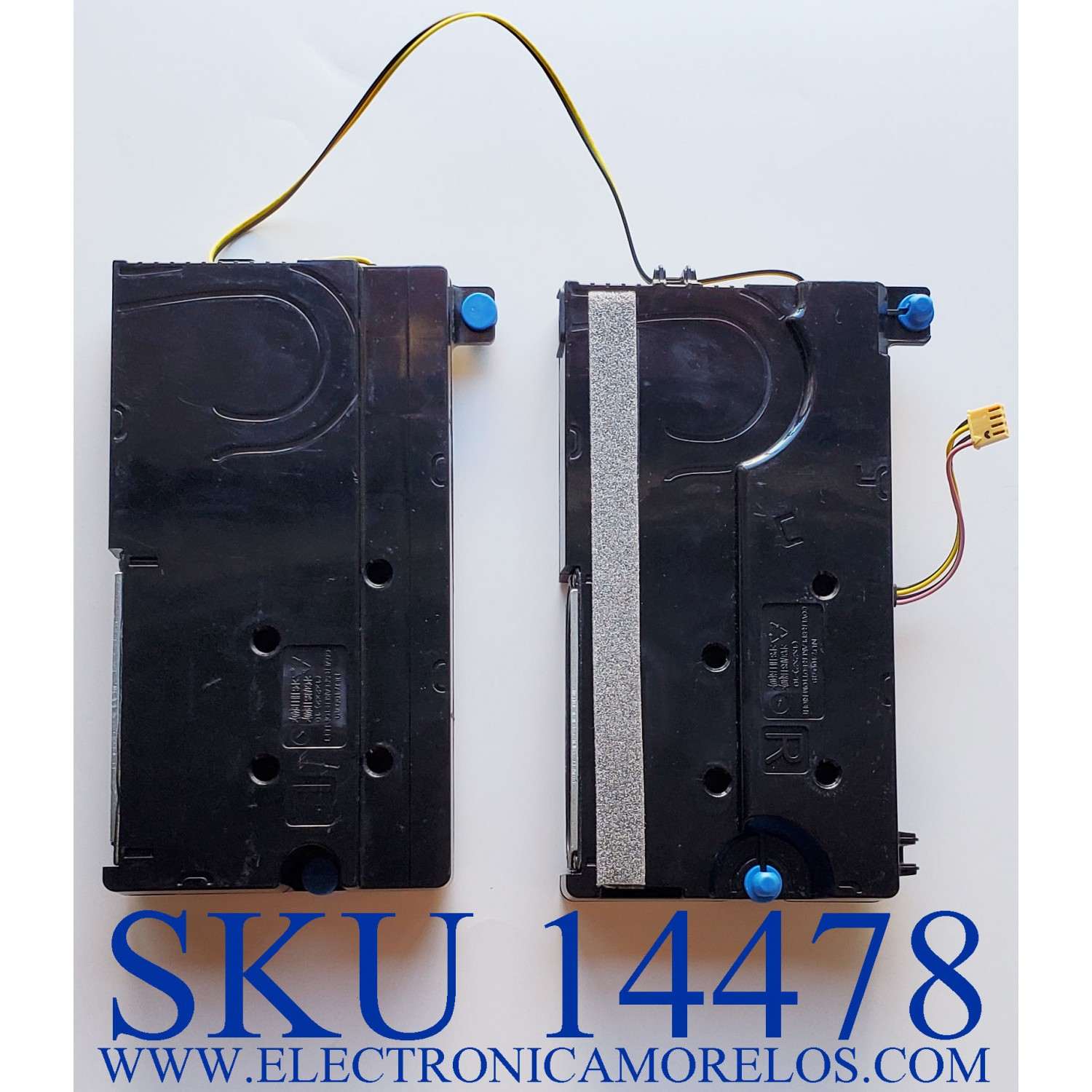 KIT DE BOCINAS PARA TV SAMSUNG / NUMERO DE PARTE BN96-45632W / NU7100 49 / 6Ω / 10W / BN9645632W / MODELO QN55Q60TAFXZA FB01 / QN55Q6DTAFXZA FB01	
